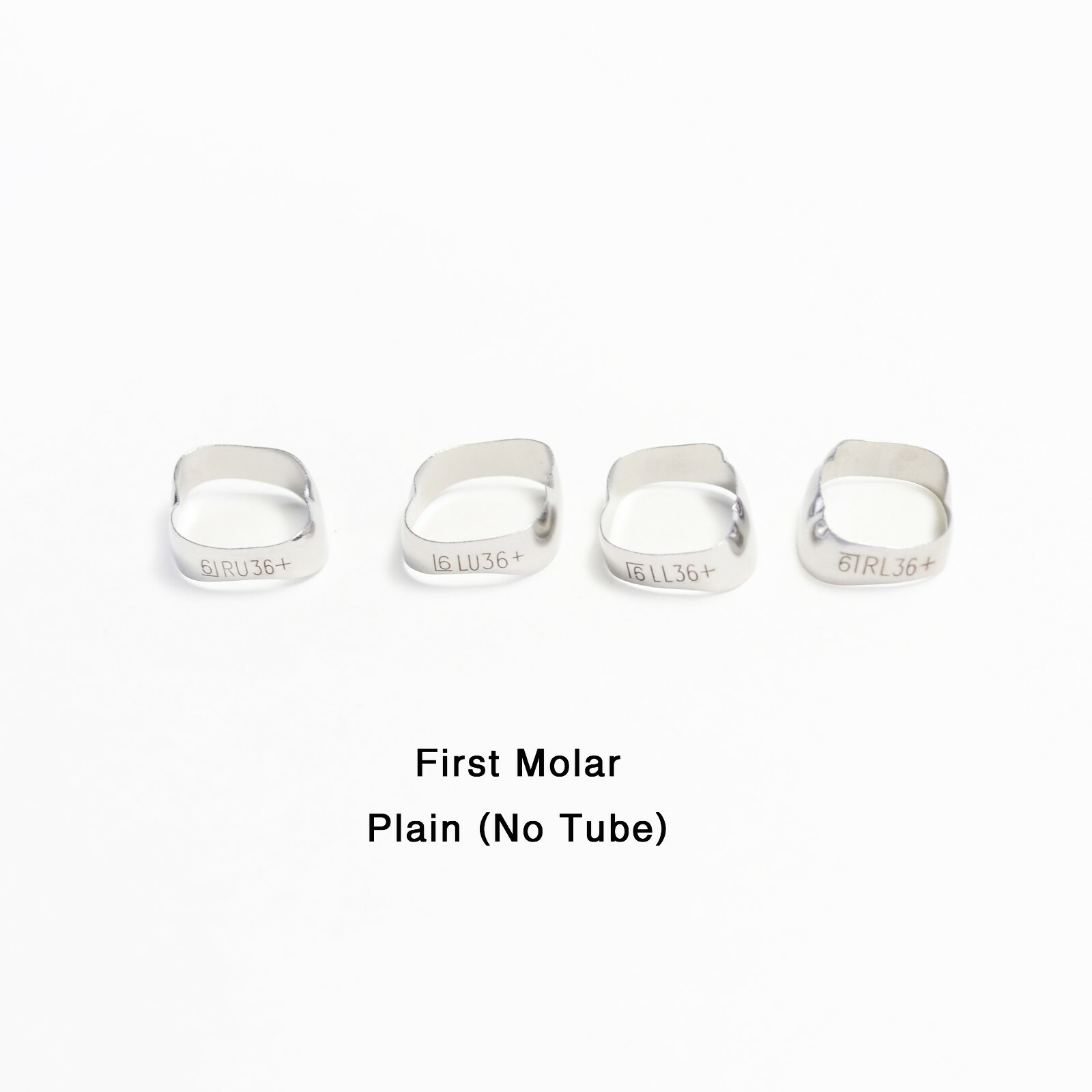 J&J Ortho™ Orthodontic #6 First Molar Band Quadrant (4/pk) Optional Size