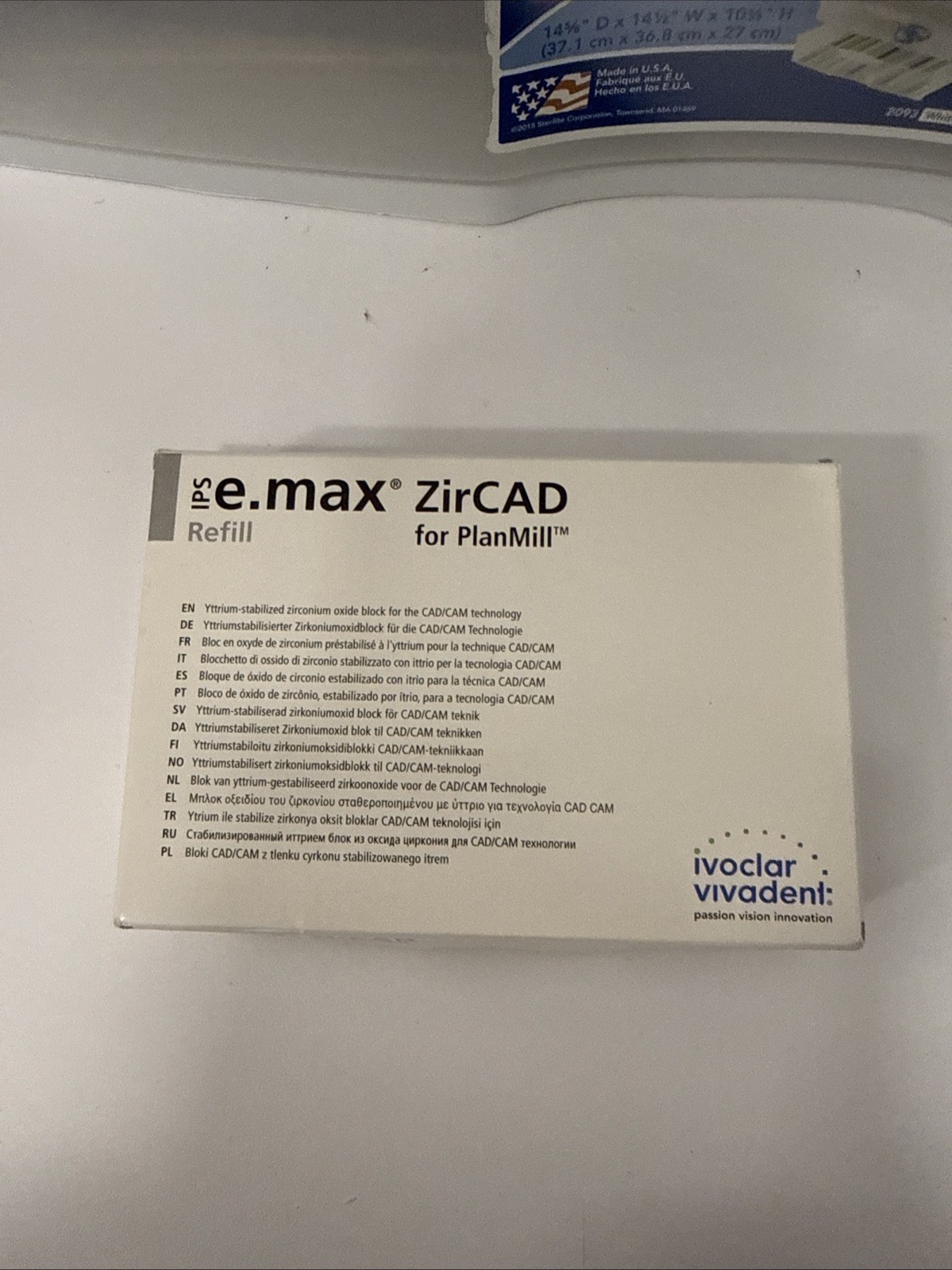 Emax Cad Planmill Cerec Blocks LT B2/C17 5pc Set