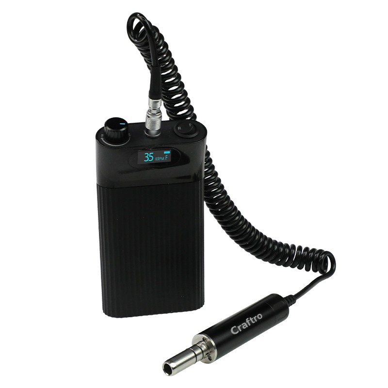 Craftro 35K RPM Dental Lab Portable Brushless Micromotor 3/32” E-type Handpiece
