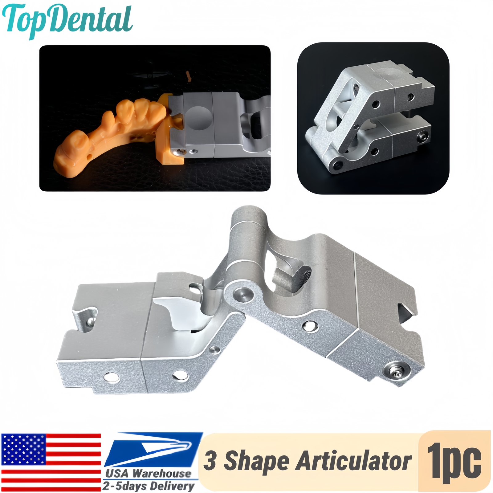 USA Dental 3 Shape Articulator 3D Printing Digital Bite Frame Jaw Frame Model