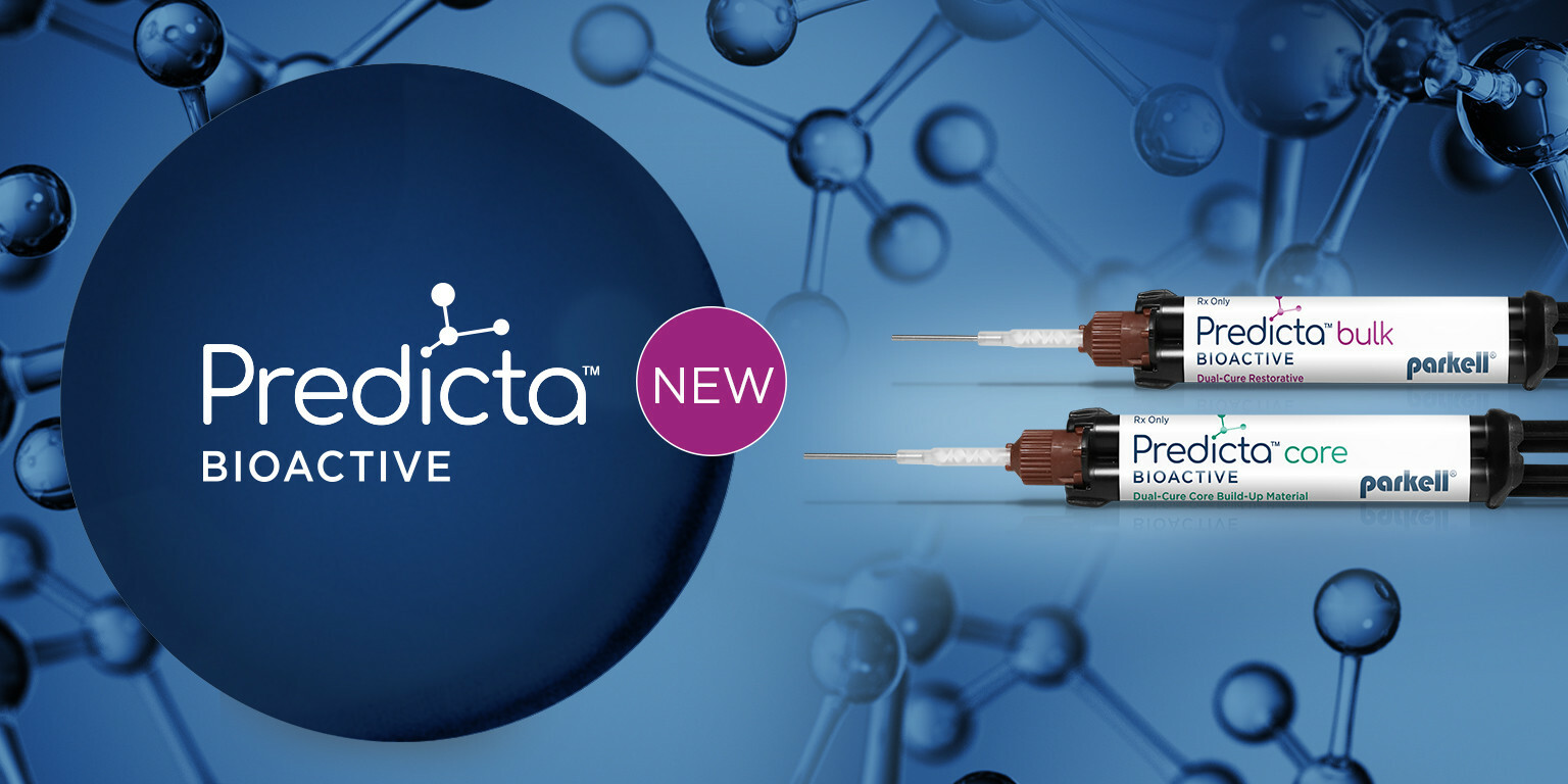 PARKELL Predicta Bioactive Core-Stackable Tooth Shade A2/B2 1x 5mL Syringe +Tips