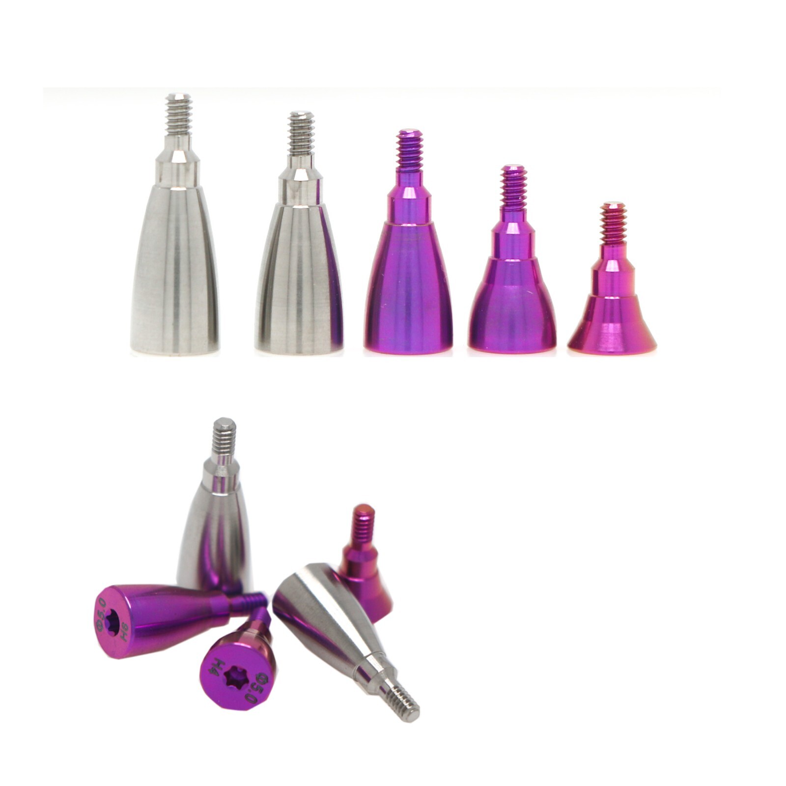 Dental Healing Caps Abutment RC NC Healing Analog Cover Caps Fits Straumann ITI