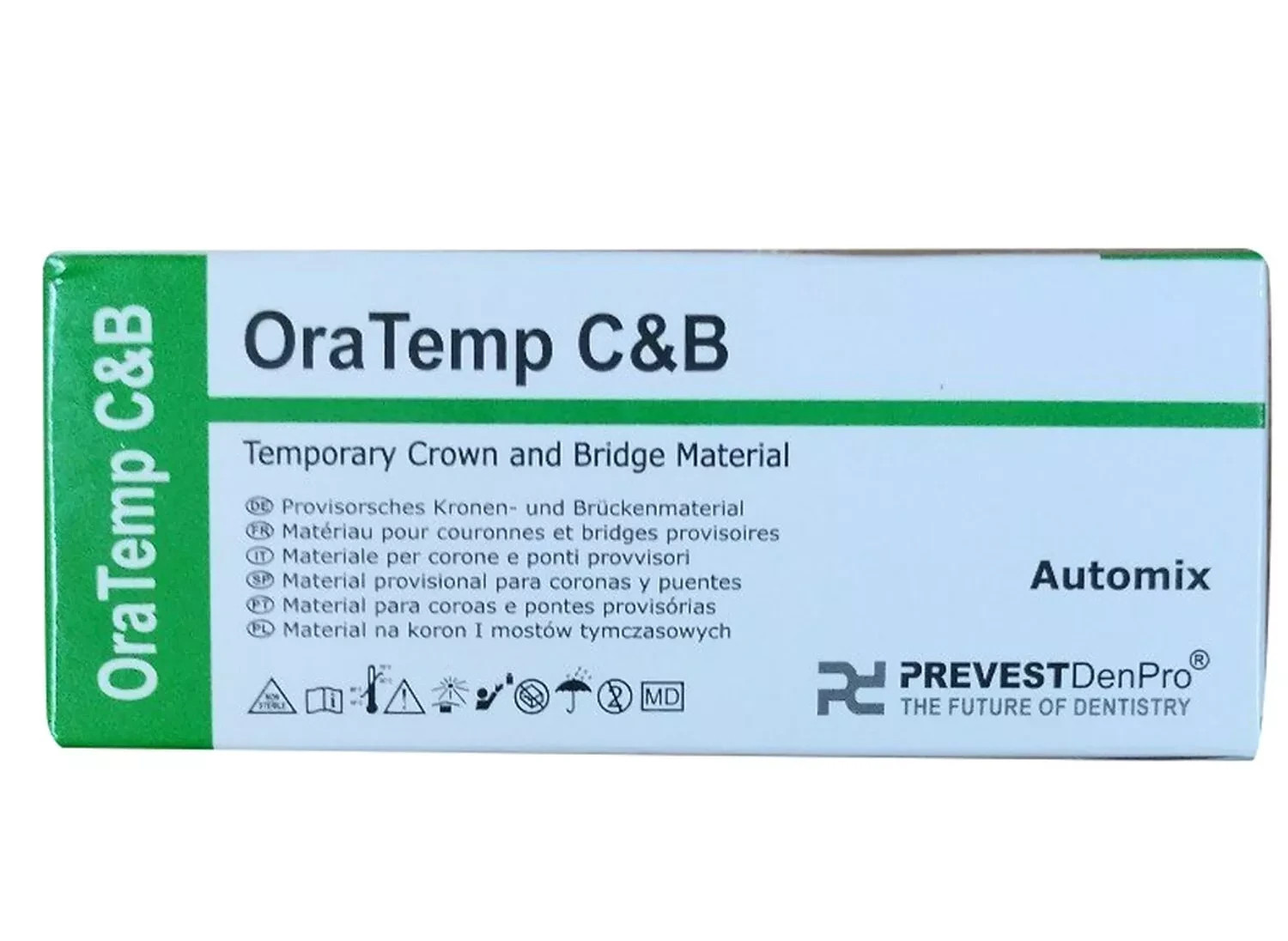 Dental ORATEMP C & B Temporary Crown & Bridge Material 67gm Cartridge