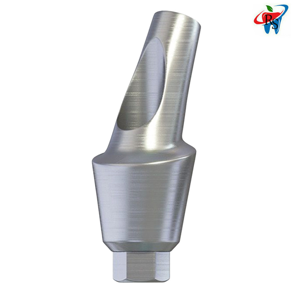 5x Dental Impl ant Anatomic Angulated 25° Abut ment Internal Hex 2.42mm Screw