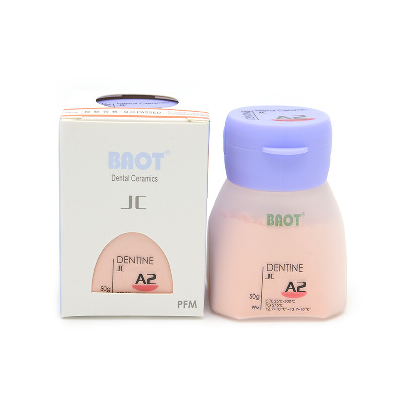 BAOT Dental Ceramic Powder Dentine Metal PEM Porcealin Dentin Powder 50g