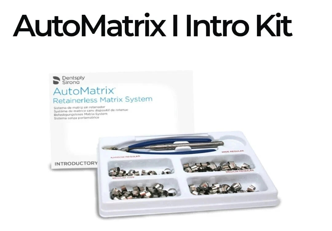 Dentsply Dental AUTOMATRIX Retainerless Matrix System 98 pcs Intro Kit