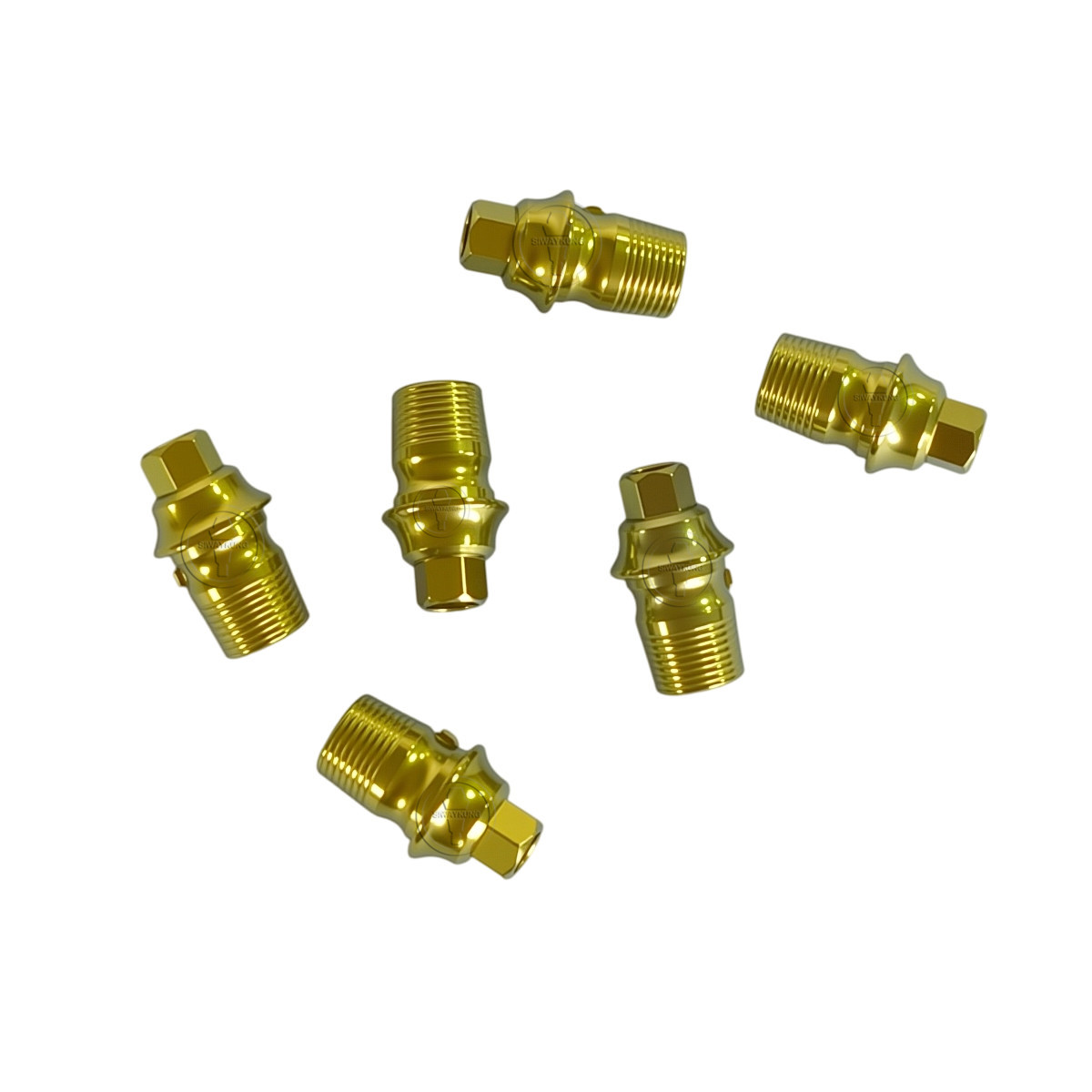 5 pcs Ti-base Abutment CAD/CAM ti base fit to MIS Seven platform NP SP