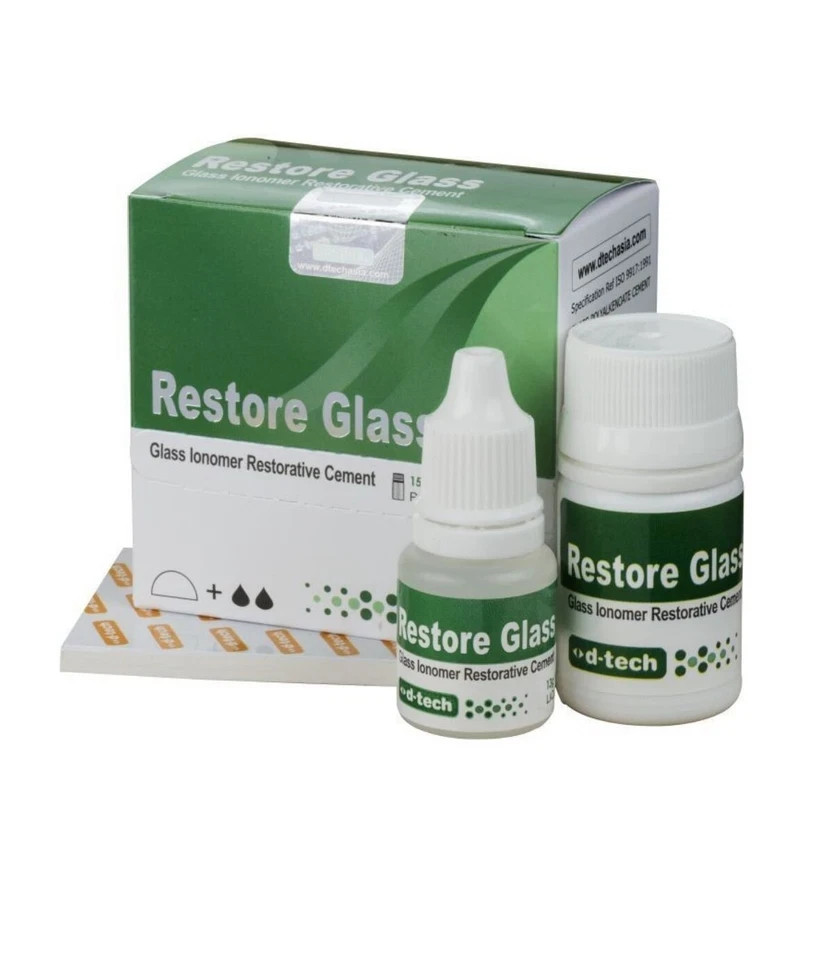 D-Tech Restore Glass Ionomer Restorative Cement Pack Of 2