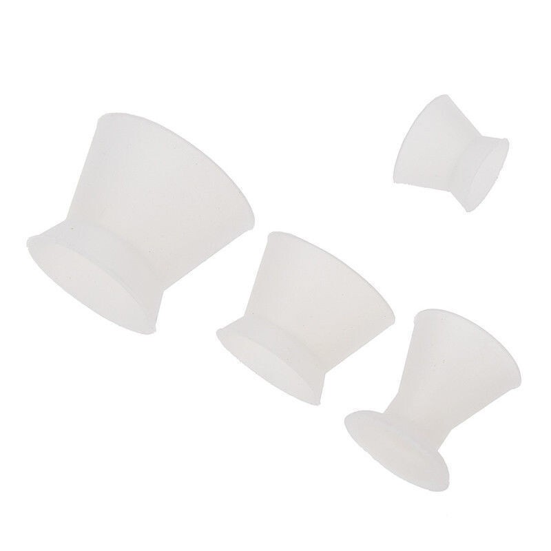 4 Pcs/Set Dental Silicone Suction Bottom Flexible Mixing Cup Acrylic Bowl Dappen