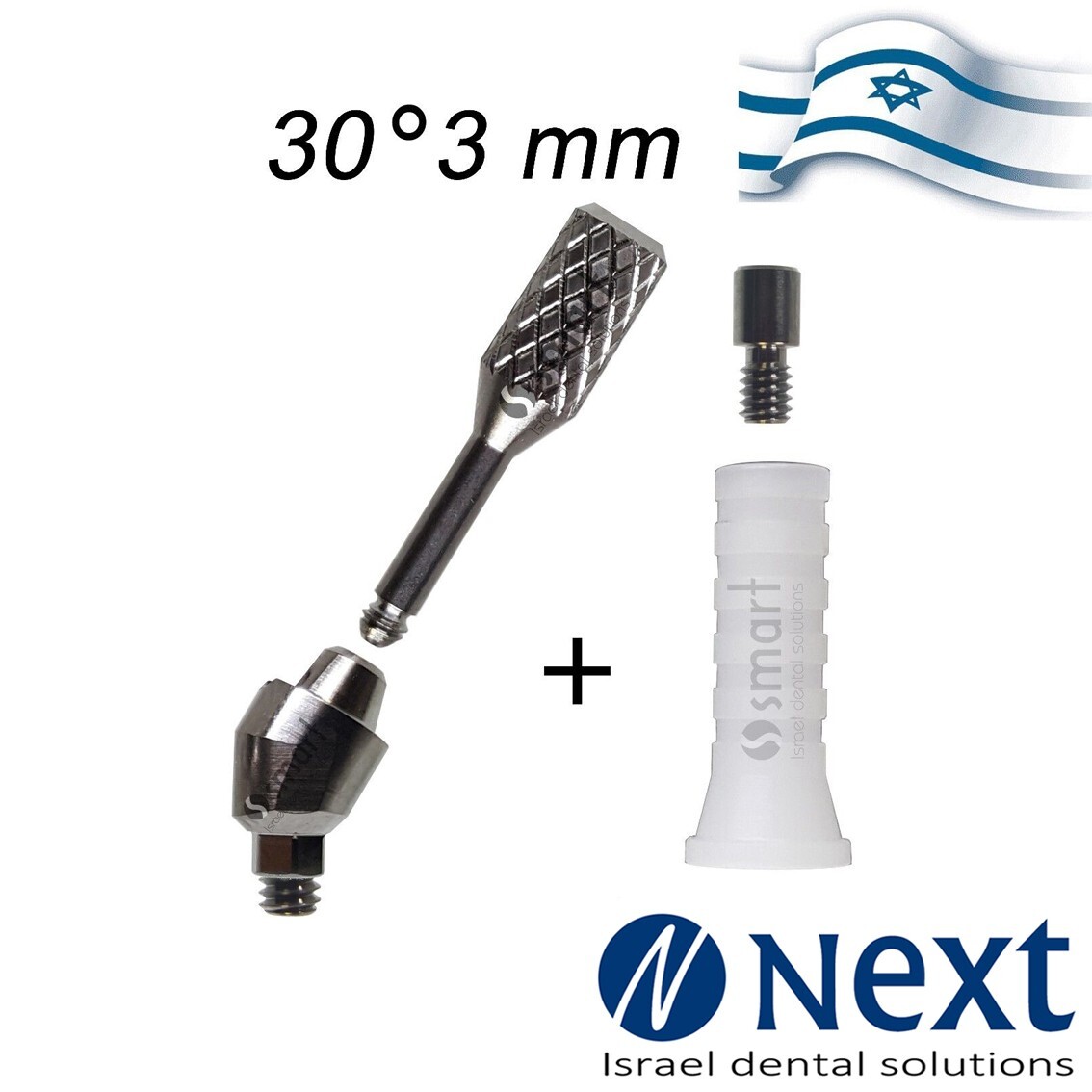 New Multi Unit angulated 30 deg 3 mm abutment plastic sleeve