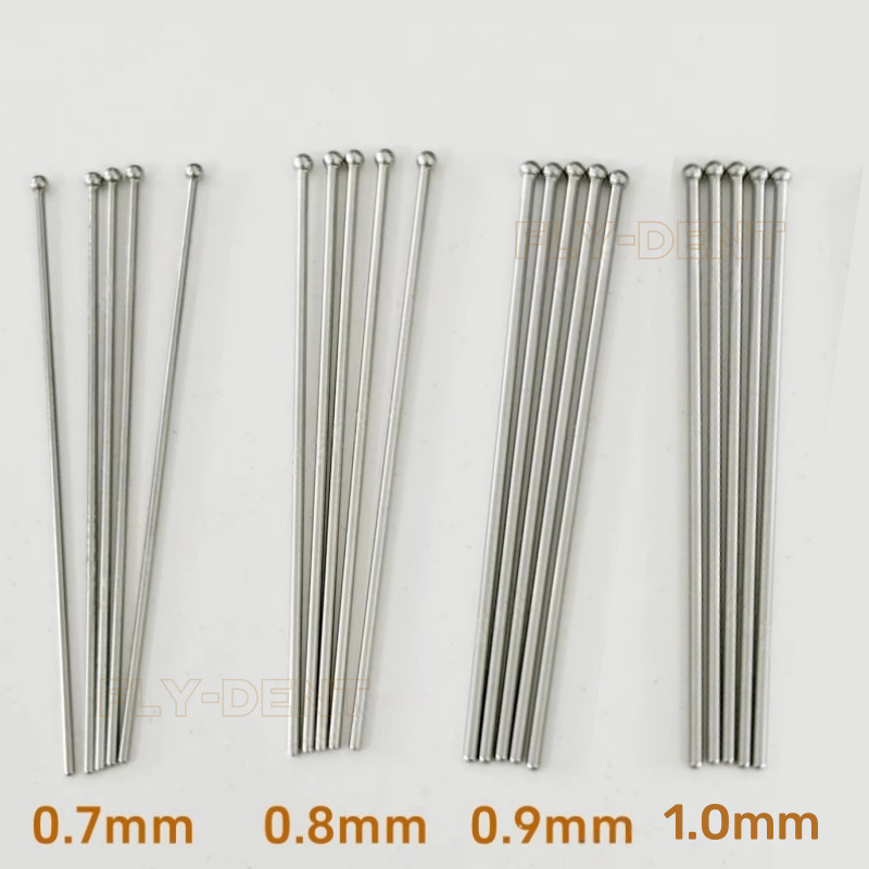 10pcs Dental Ball/Y Type Retainer J Clasp Bars 0.8/0.9/1.0mm Tooth Hold Position