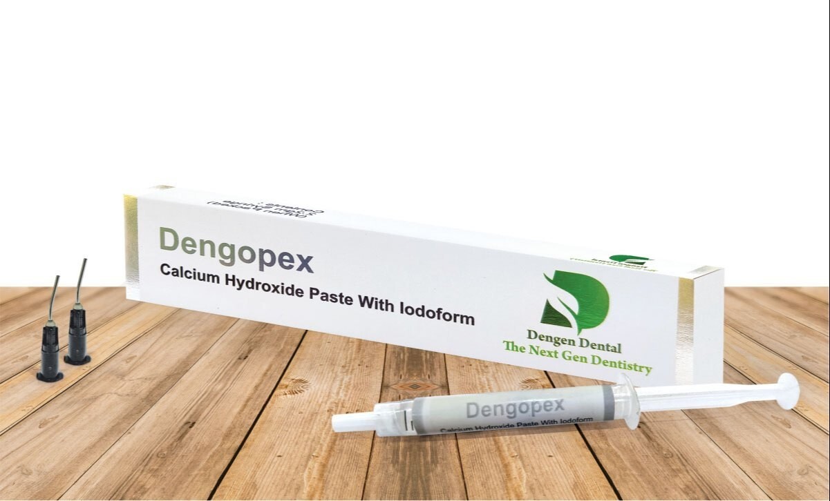 Dental DengoPex Calcium Hydoxide Paste with Iodoform 2.2g Syr