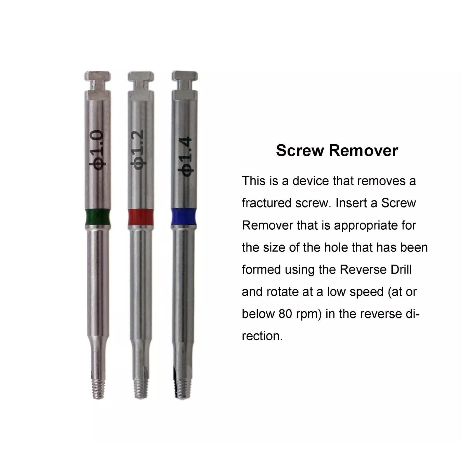 US Dental Implant Fixture Screw Remover Kits Neobiotech SR FR Repair Rescue Set