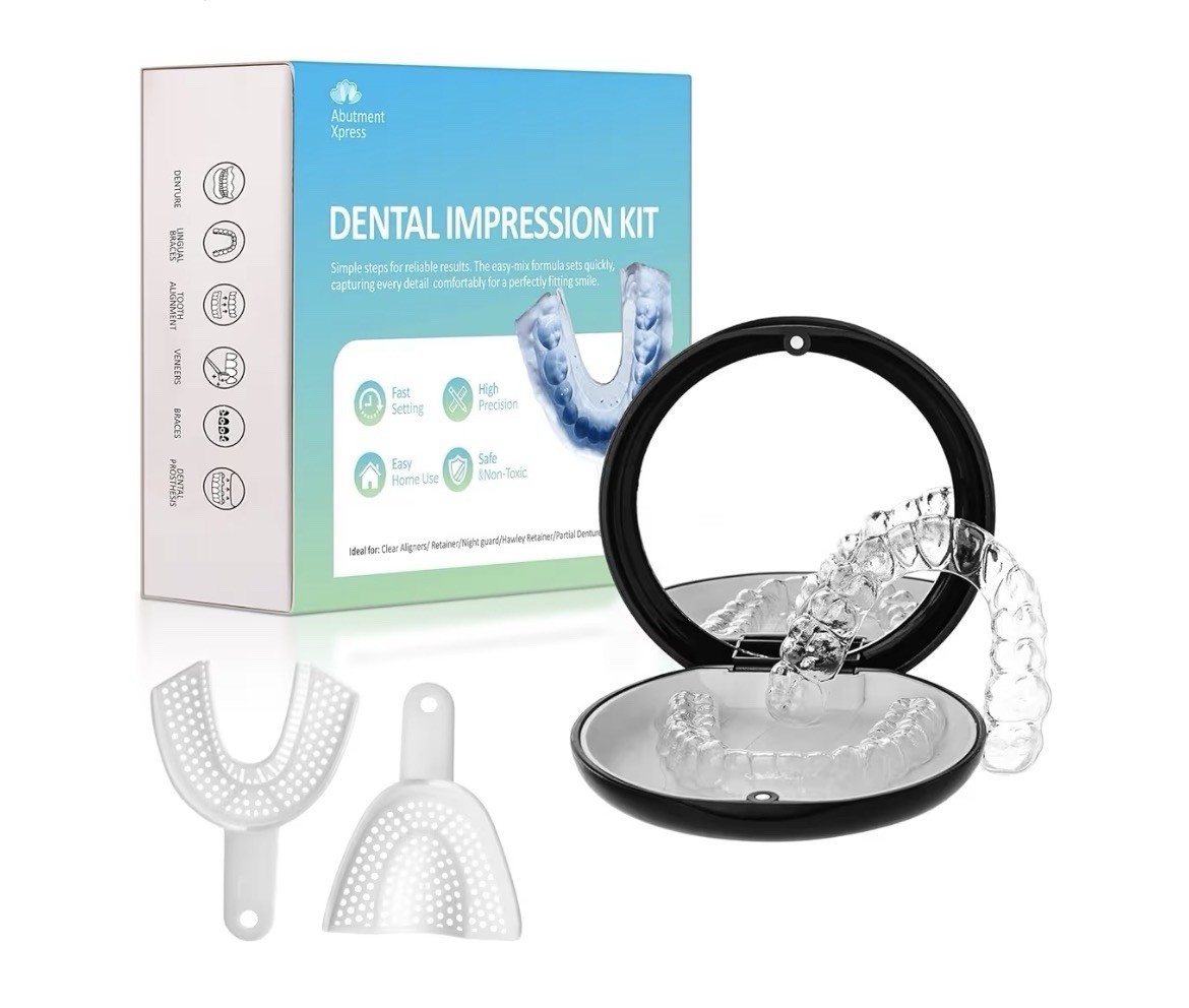 AbutmentXpress Custom Retainer Upper and Lower Clear Set Transparent NIB