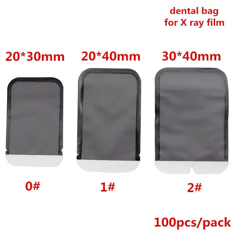 500pcs Dental Protective Bag For X‑Ray Film Dental Envelopes Accessory 0# 1# 2#