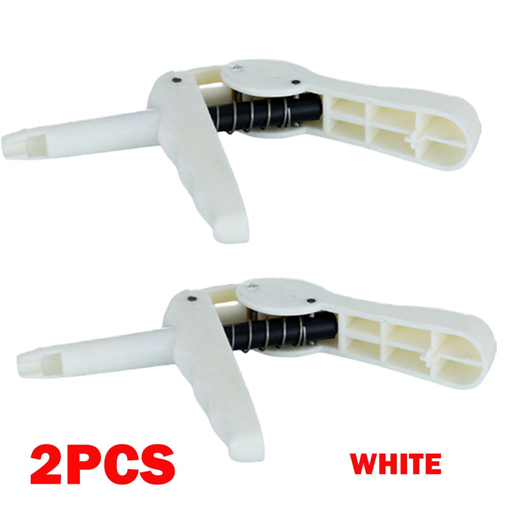 2 Pack White Dental Composite Gun Dispenser Applicator For Unidose Compules NEW