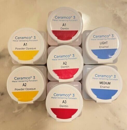 Dental Metal Veneering Porcelain Ceramco3 Porcelain 1 oz. All Shades