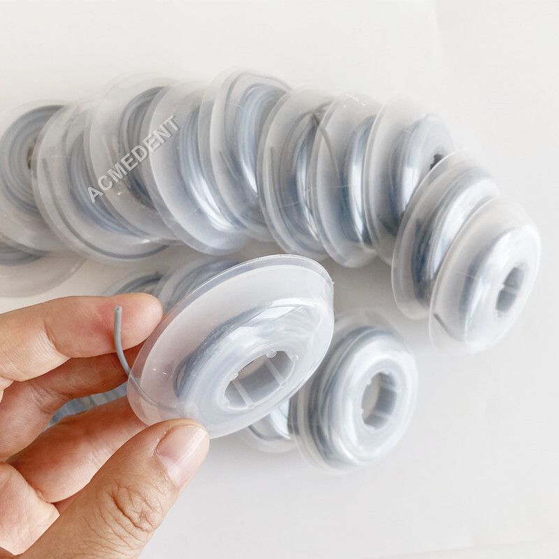 Dental Ortho Archwire Elastic Tube Protective Sleeve Elastomeric Bumper Tube