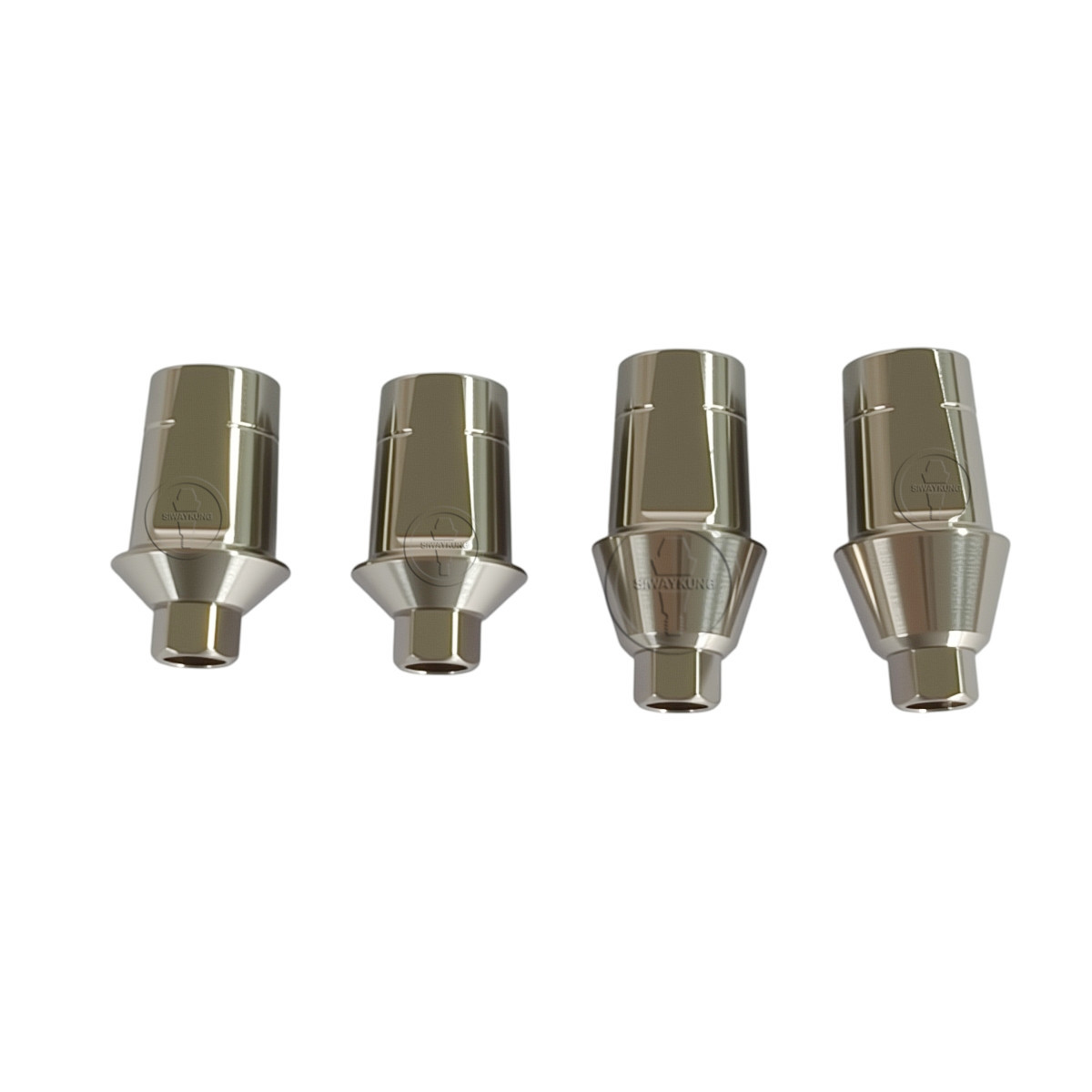 20 pcs Ti cemented abutment Straight abutment fit to Zimmer platform D4.8 D5.5