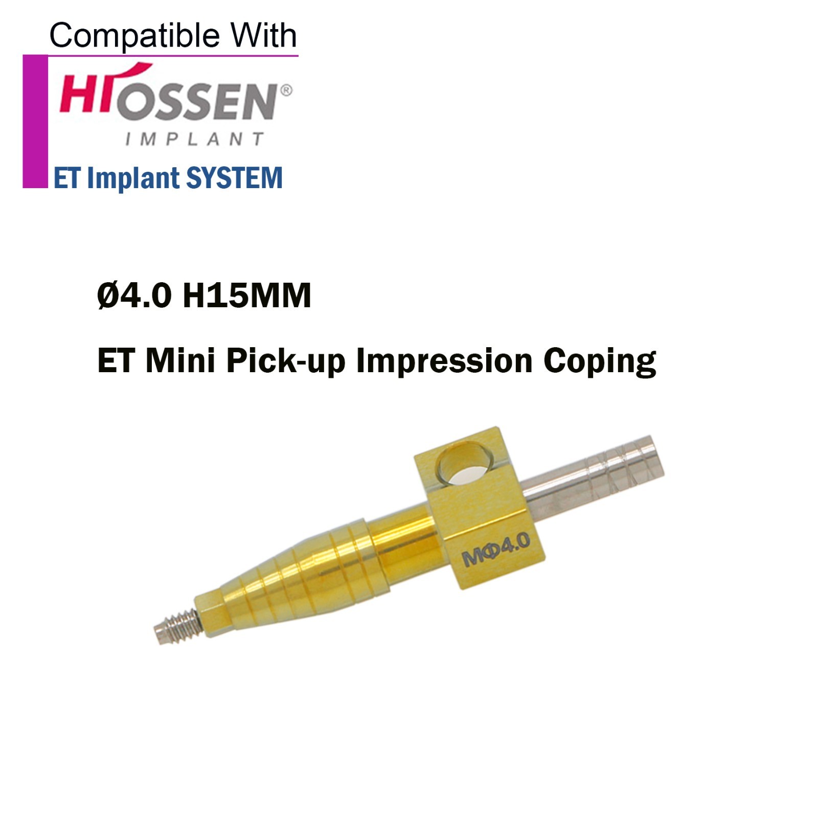 US Dental Hiossen Osstem M/R Transfer lmpression Coping Open/Closed Tray Analog