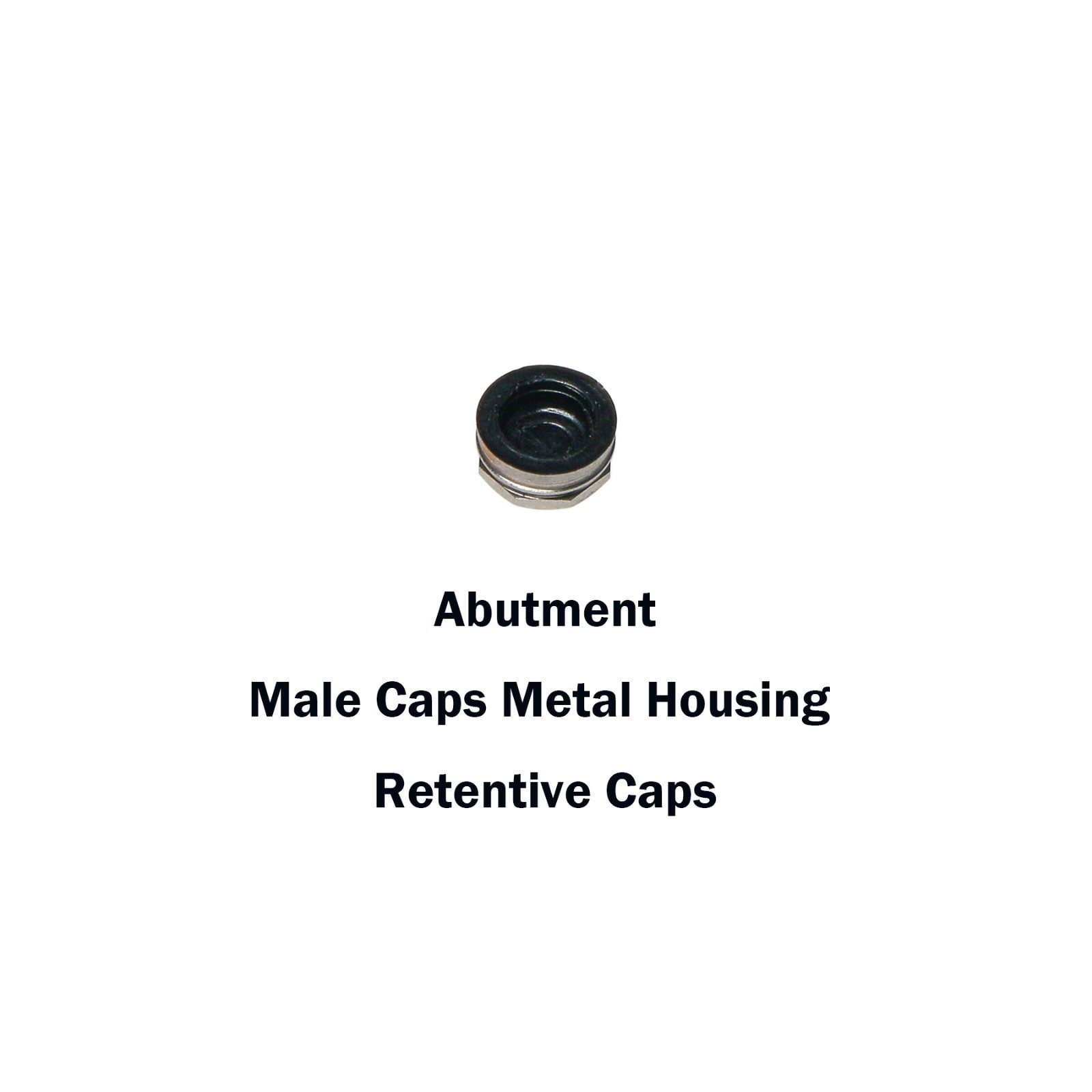 Dental Overdenture Locator Abutments Retention Caps Implant Male Cap Inserts Set