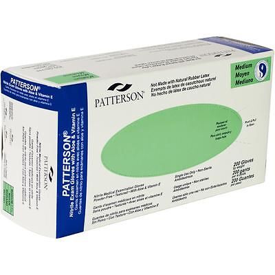 Patterson 058-5471 Nitrile Gloves w/ Aloe & Vitamin E – 2000 CT