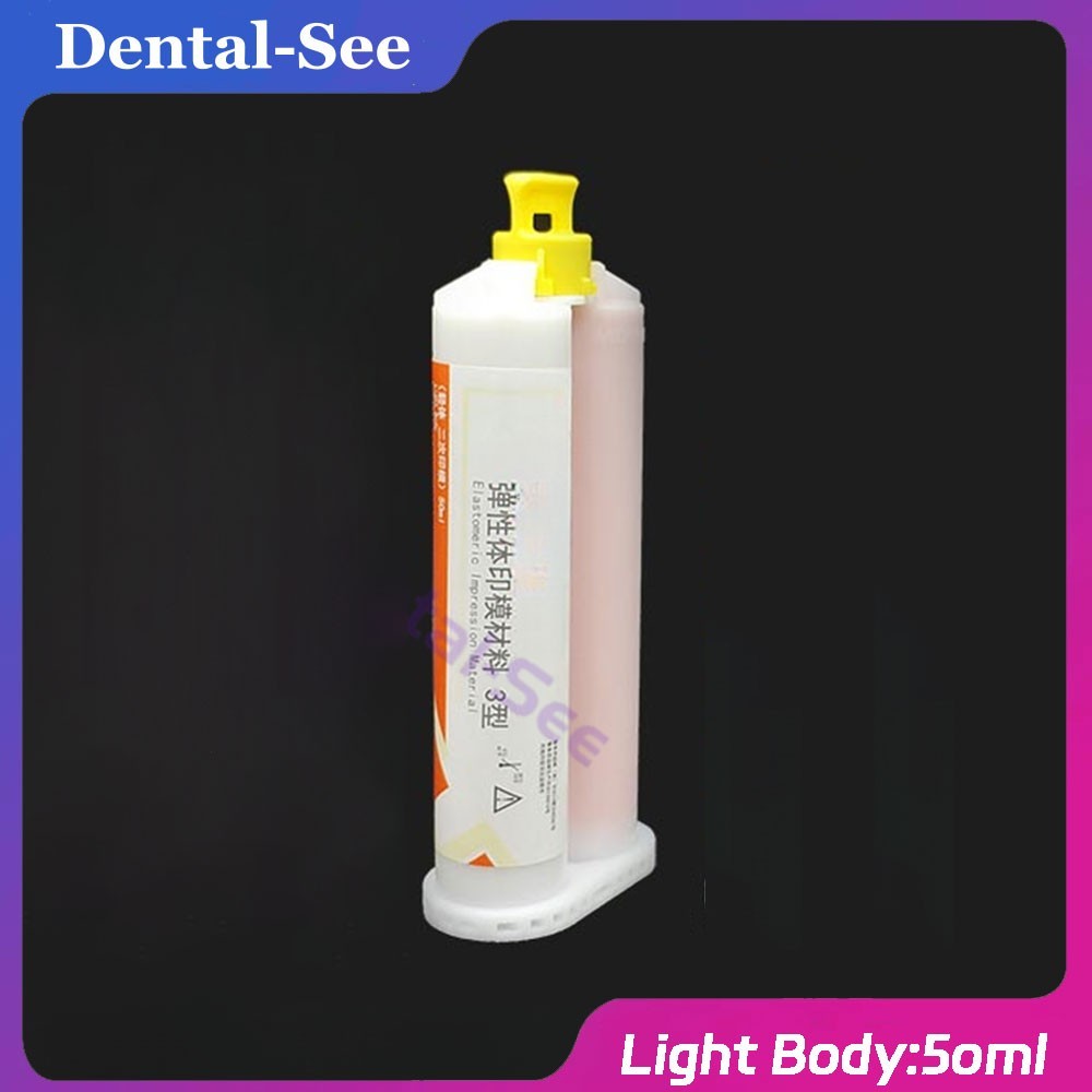 Dental Impression Material Silicone Rubber Elastomeric Putty Heavy/Light Body