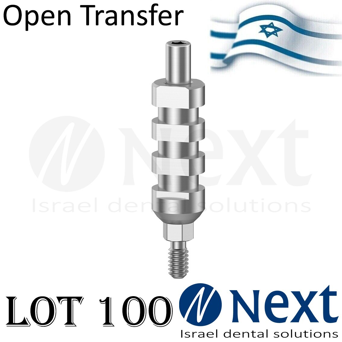 Lot x 100 Impression open tray coping transfer abutment long