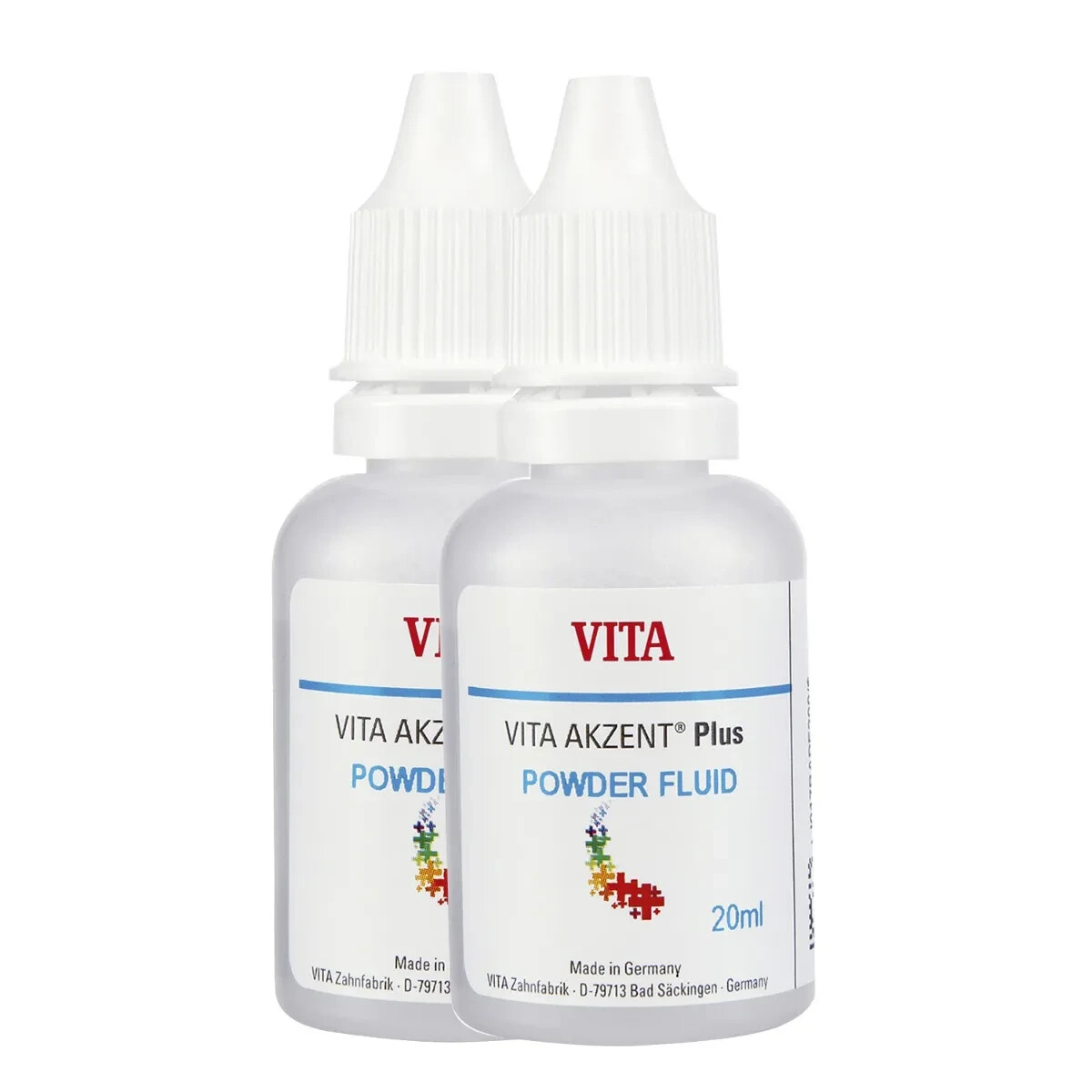 Vita Akzent Plus Powder Fluid 20ml Original Dental Material Teeth Restoration