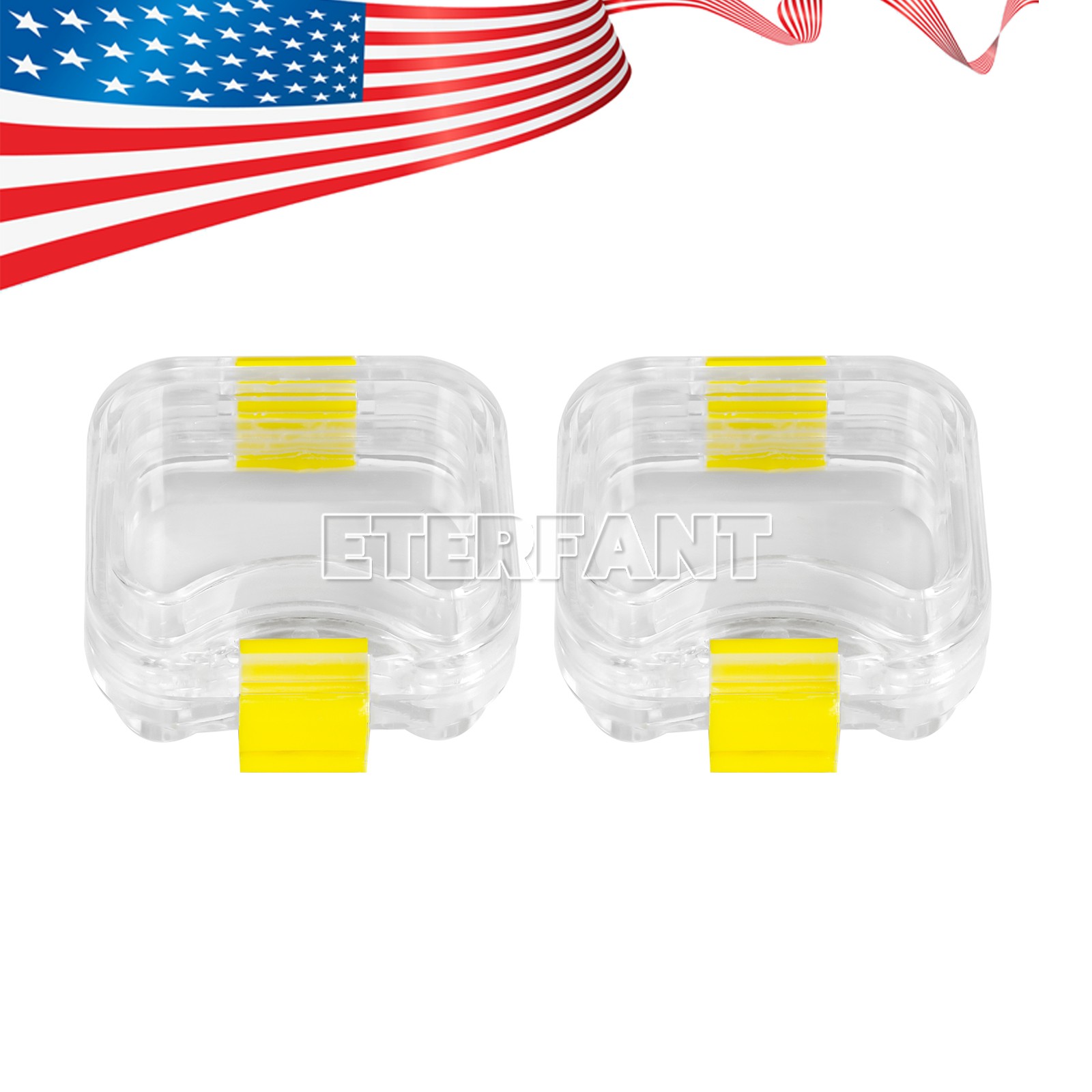 100pcs Dental Crown and Bridge Pillow Box with Membrane Storage Display Box
