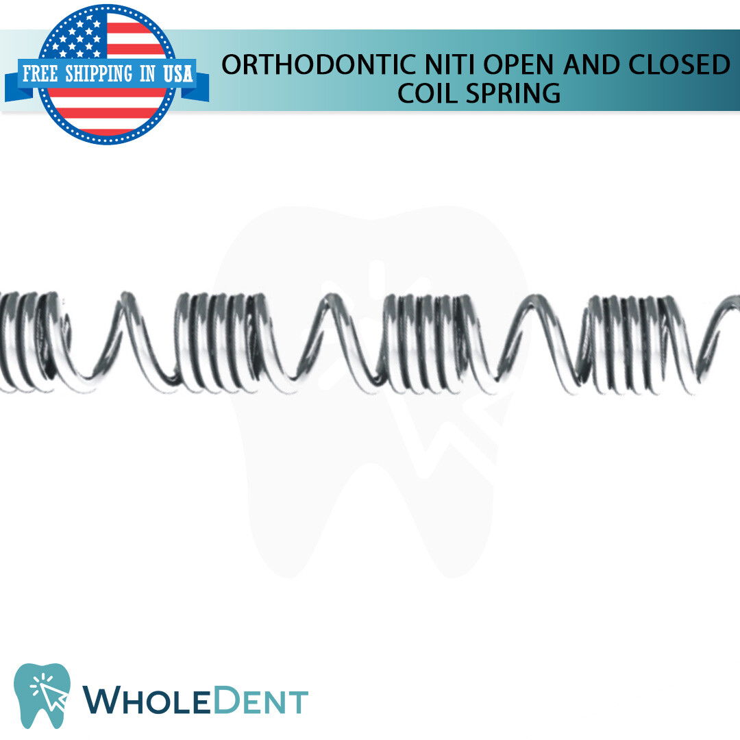 Orthodontic Dental NiTi Open Closed Coil Spring 178mm X3 Sticks .010″X.040″