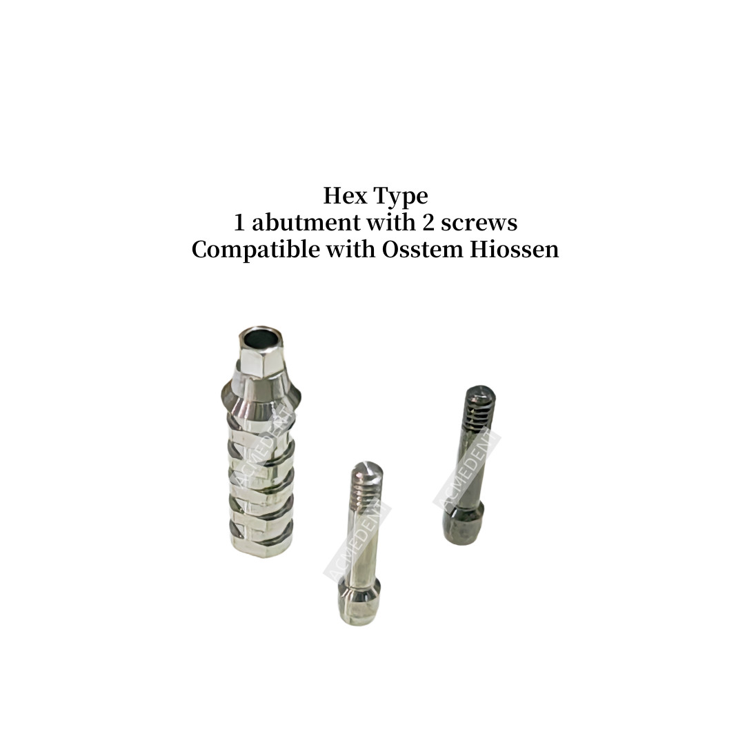 OSS HIO Dental Titanium Screws Temporary Abutment TS ∅4.0 ∅4.5 HEX Type