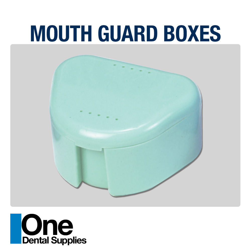 Dental Mouthguard Case / Box Green Color 10 pcs