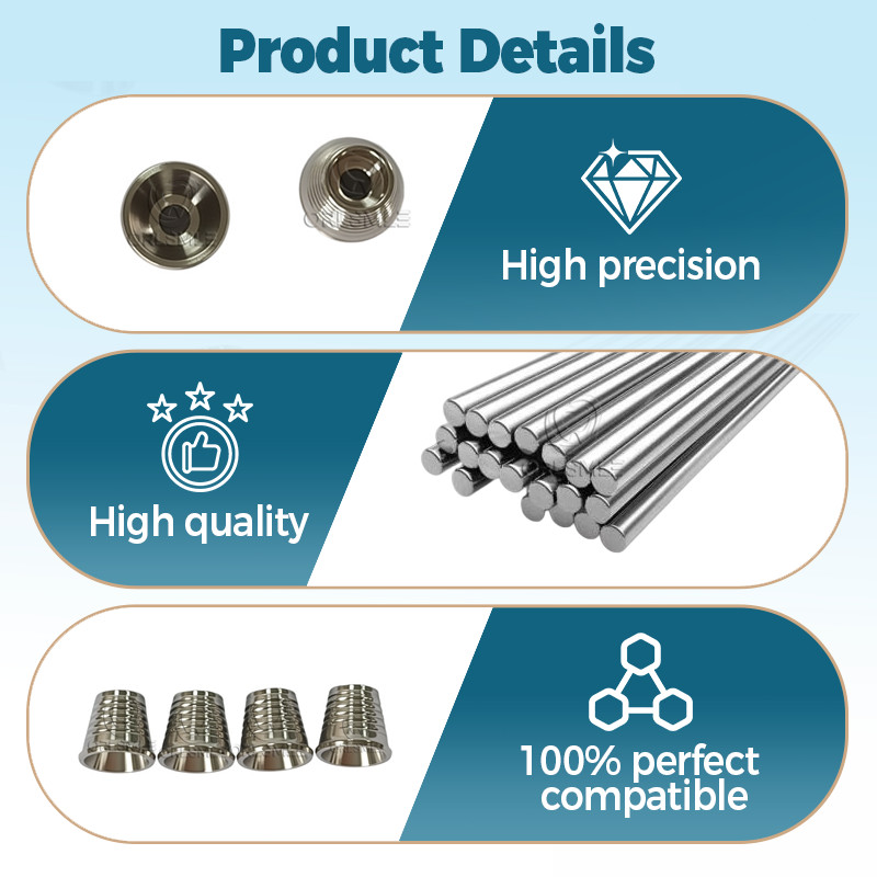 Titanium base for Multi unit compatible with Hiossen Osstem platform D4.8