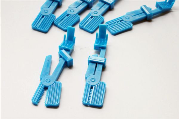 5 Pcs Dental X Ray Film Holder Snap Clips Dentist Lab Equipment Bule Color