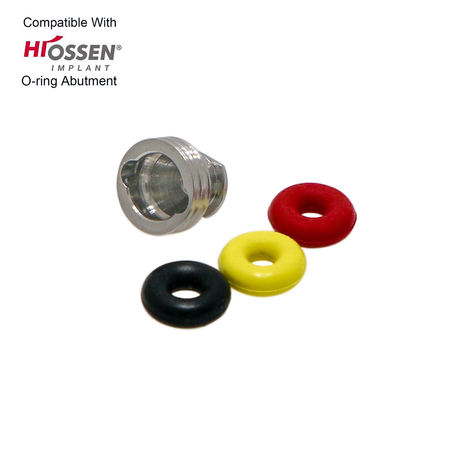 US Dental O-Ring Retention Caps For Hiossen/Osstem Ball Attachment Abutments