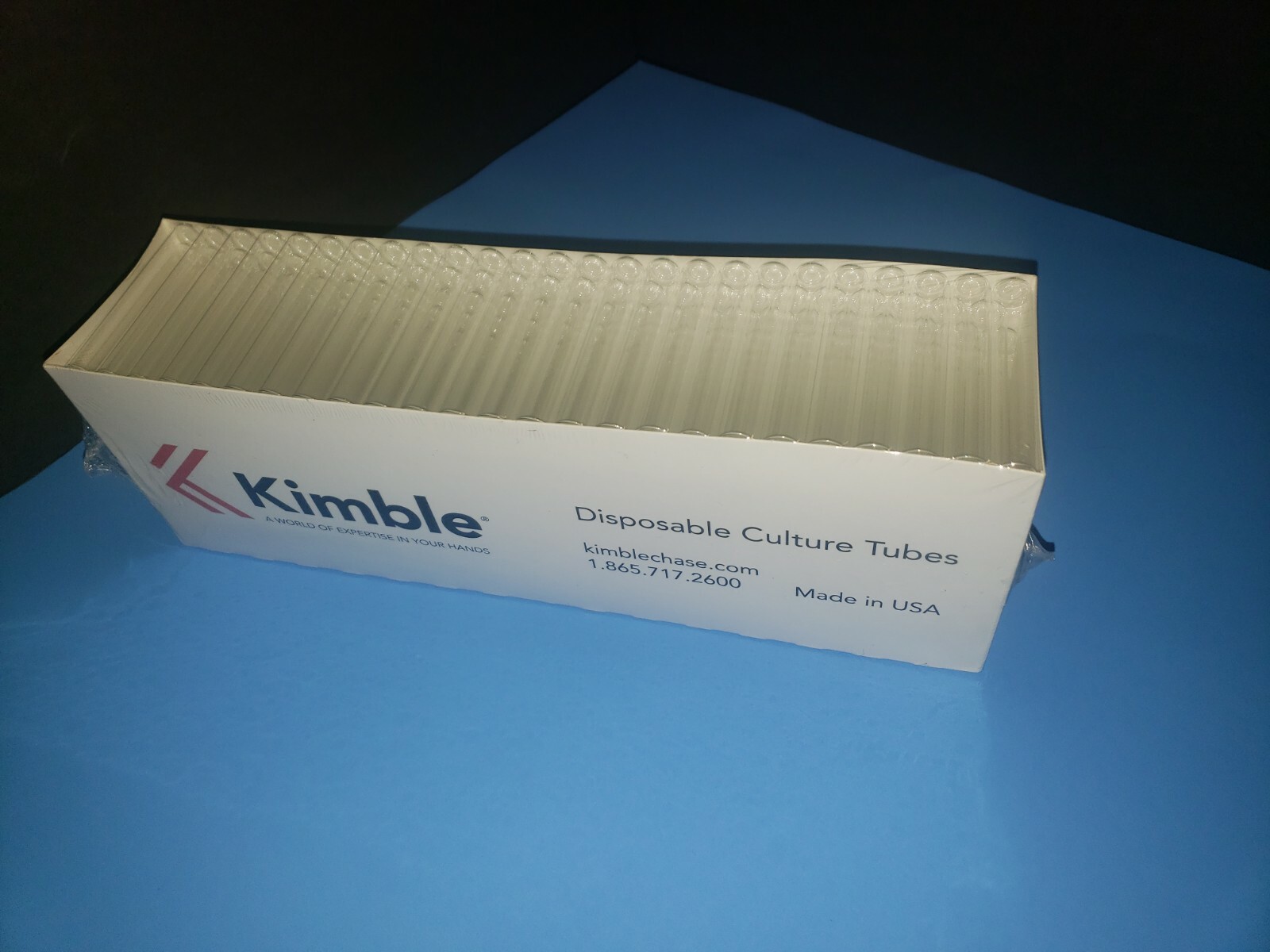 250 Kimble Glass Culture Tubes, Disposable, Borosilicate Glass 12 X 75 mm