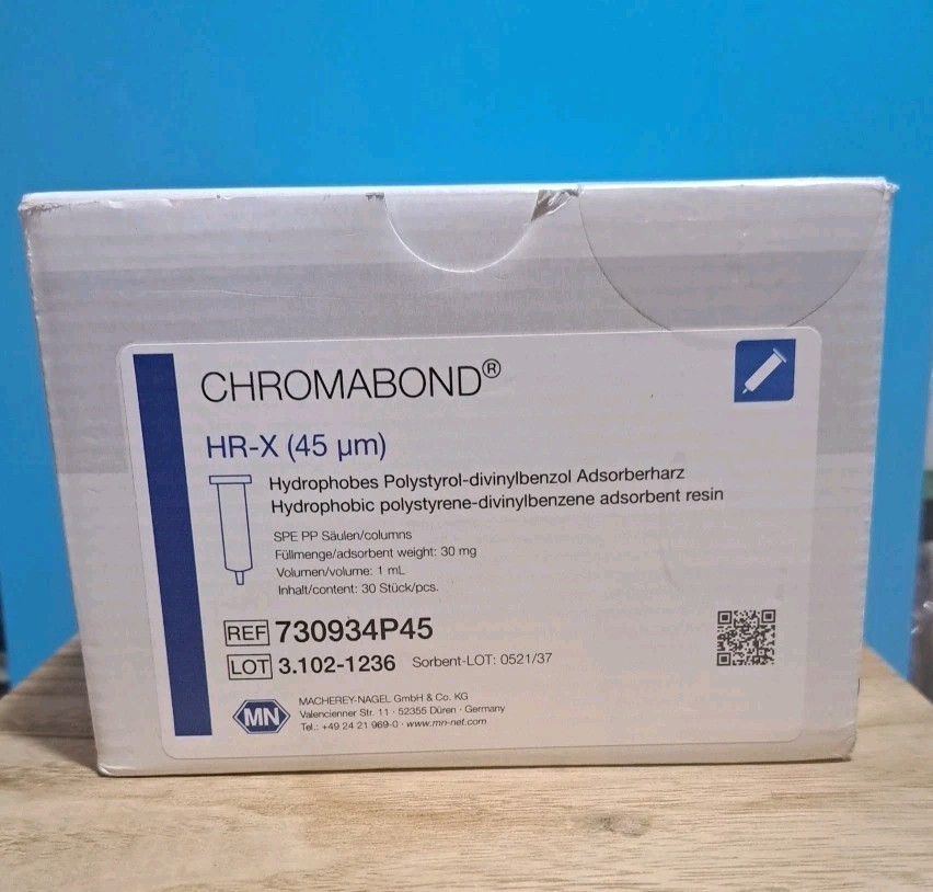MACHEREY-NAGEL SPE column CHROMABOND HR-X 45 µm 1 mL/30 mg, 730934P45 Box Of 30