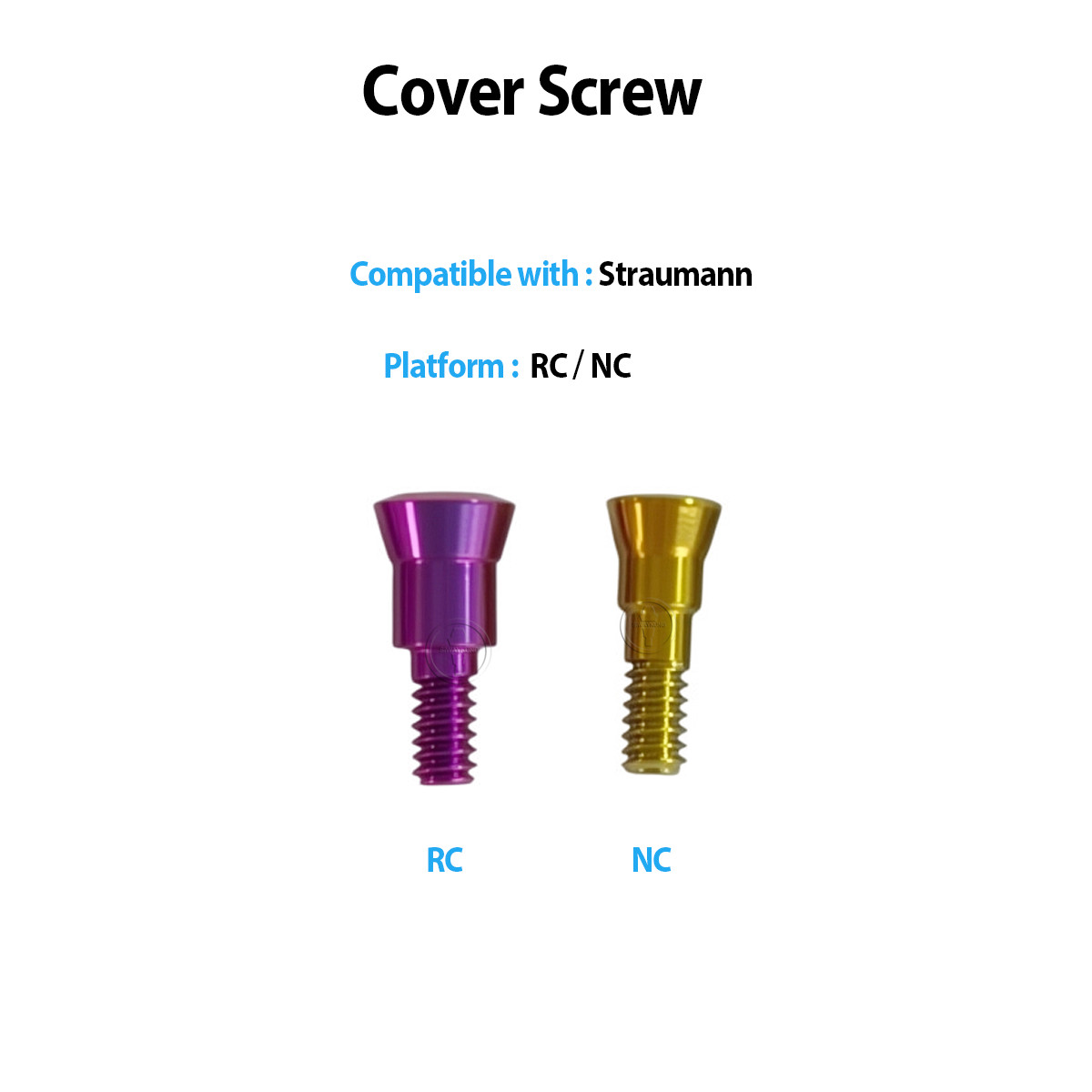 4/6/10/20 Pcs Dental Cover Screw Closure cap compatible with Straumann RC NC