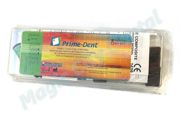 Prime-Dent Light Cure Hybrid Dental Resin Composite 2 Syringe Kit (A2 &A3)