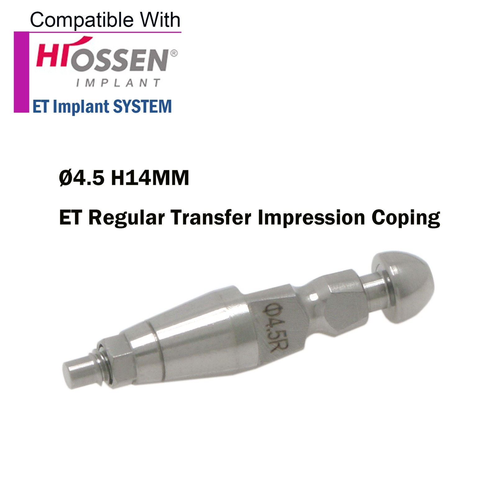 US Dental Hiossen Osstem M/R Transfer lmpression Coping Open/Closed Tray Analog