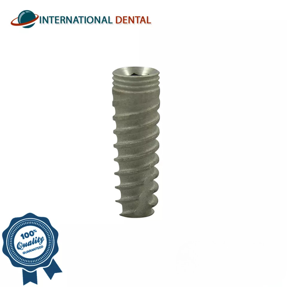 Dental GDT ABA Spiral Fixture Int Hex 2.42mm Connection Titanium Grade 5 SLA