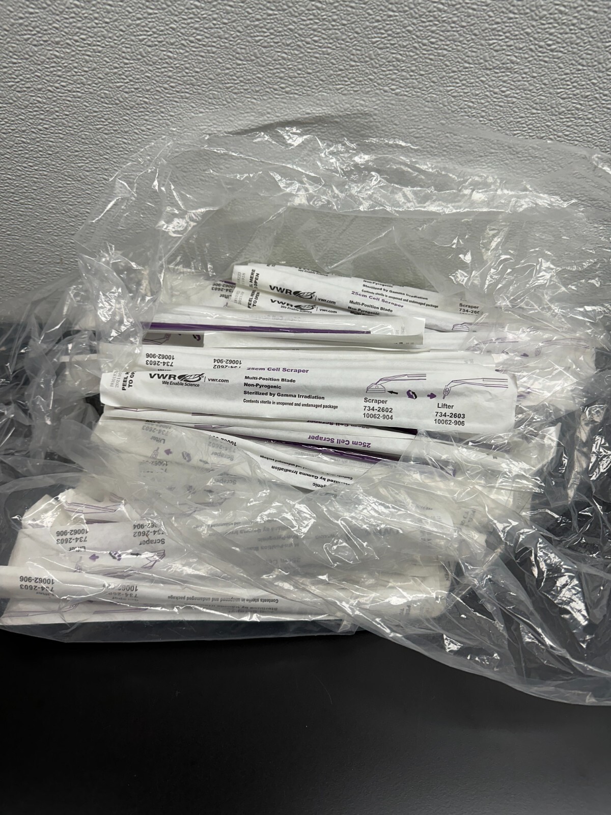 VWR 743-2603 10062-906 Sterile 25cm Cell Scraper Lifter Blade Lot