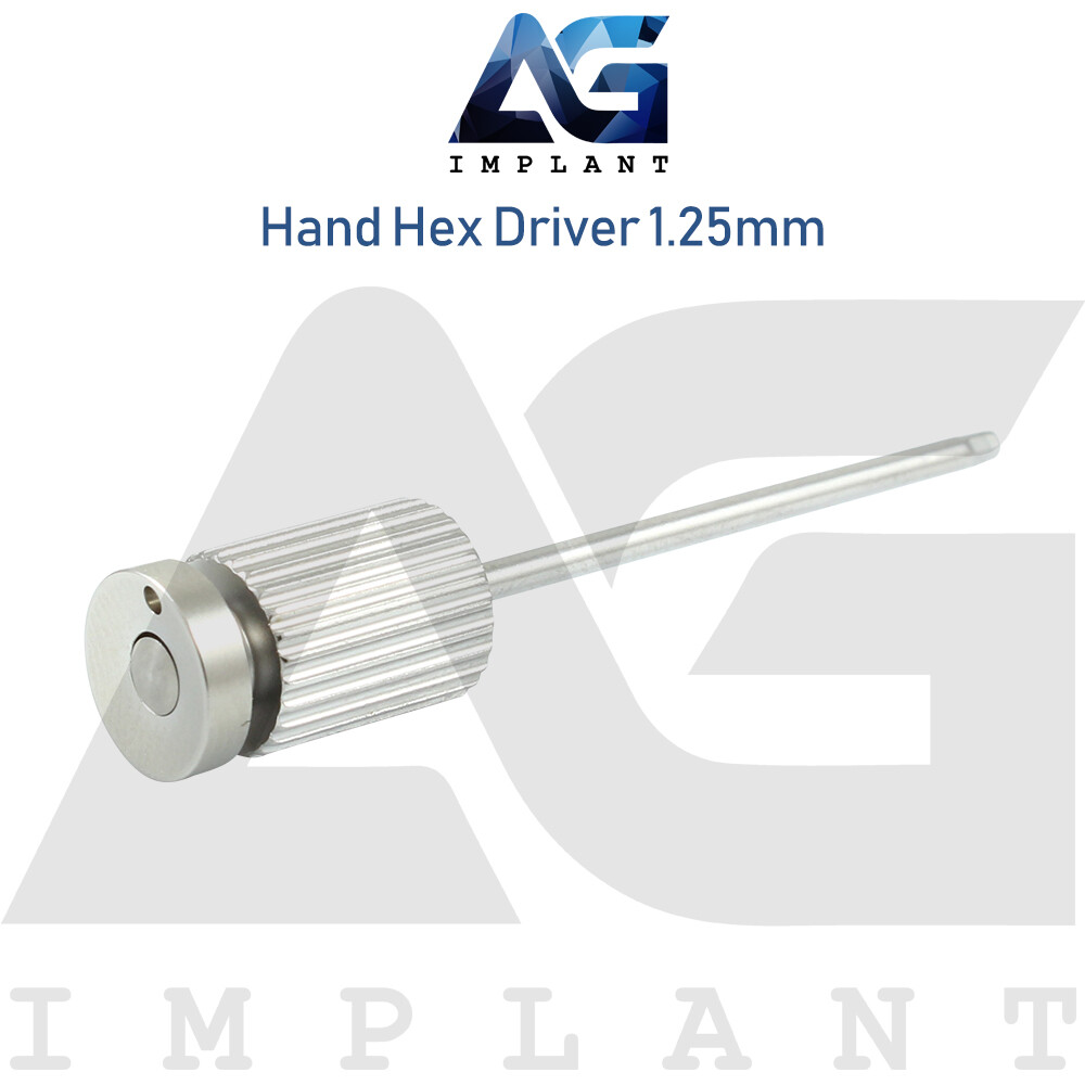 30mm Hand Hex Driver 1.25mm Manual Screwdriver Abut ment Tool Dental