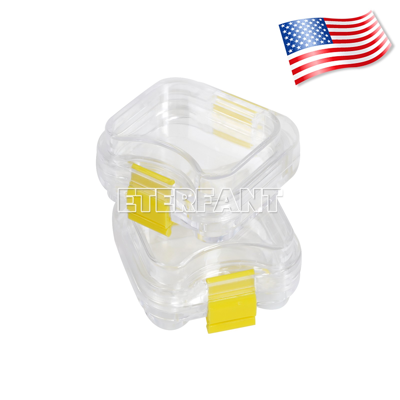 100pcs Dental Crown and Bridge Pillow Box with Membrane Storage Display Box