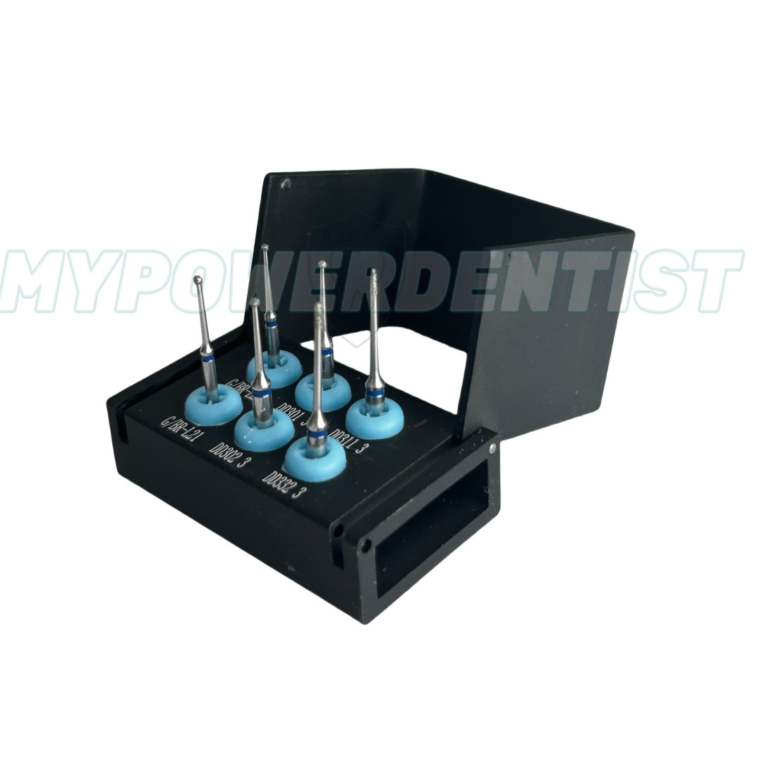 FG77006 Dental Pulpotomy Access Open Pulp Cavity Burs Less Invasive 6Pcs/Kit