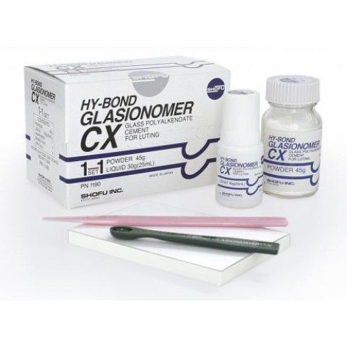 SHOFU HY- BOND GLASSIONOMER CX LUTING GLASS IONOMER LUTING CEMENT (Free Ship)
