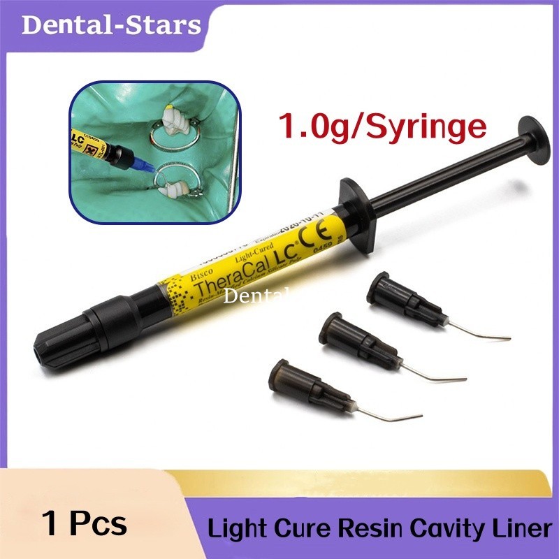 Dental THERACAL LC Light Cure Resin Modified Calcium Silicat Cavity Liner 1.0g