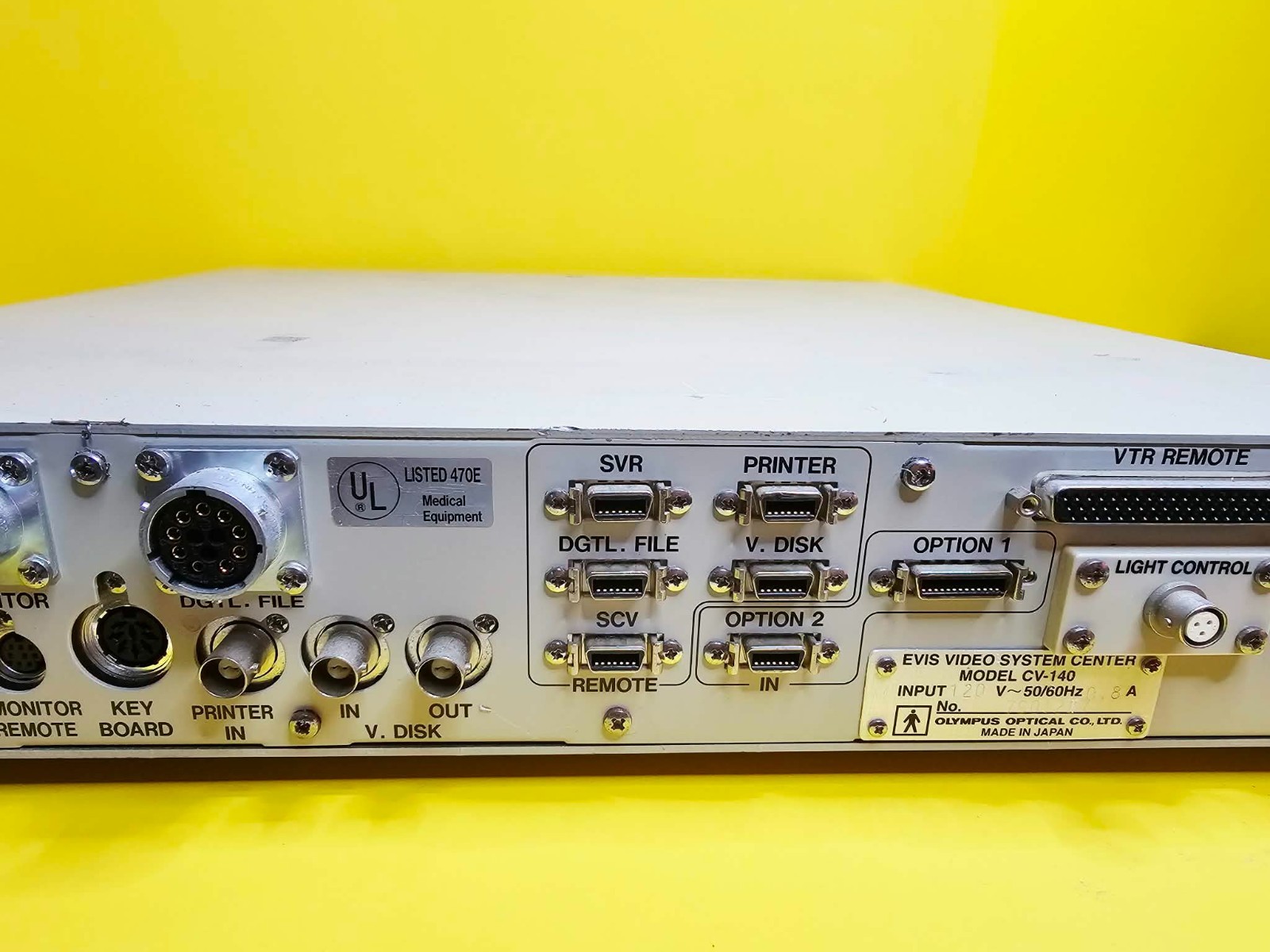 ⚡UNTESTED BUT POWER ON⚡OLYMPUS CV-140 VIDEO SYSTEM CENTER ENDOSCOPIC PROCESSOR^^