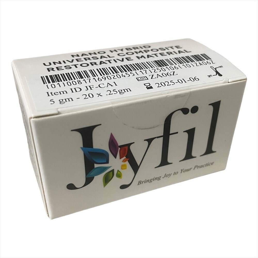 Dental Joyfil Nano Hybrid Composite Refill Capsules 20x.25gm A1 A2 B1 Shades